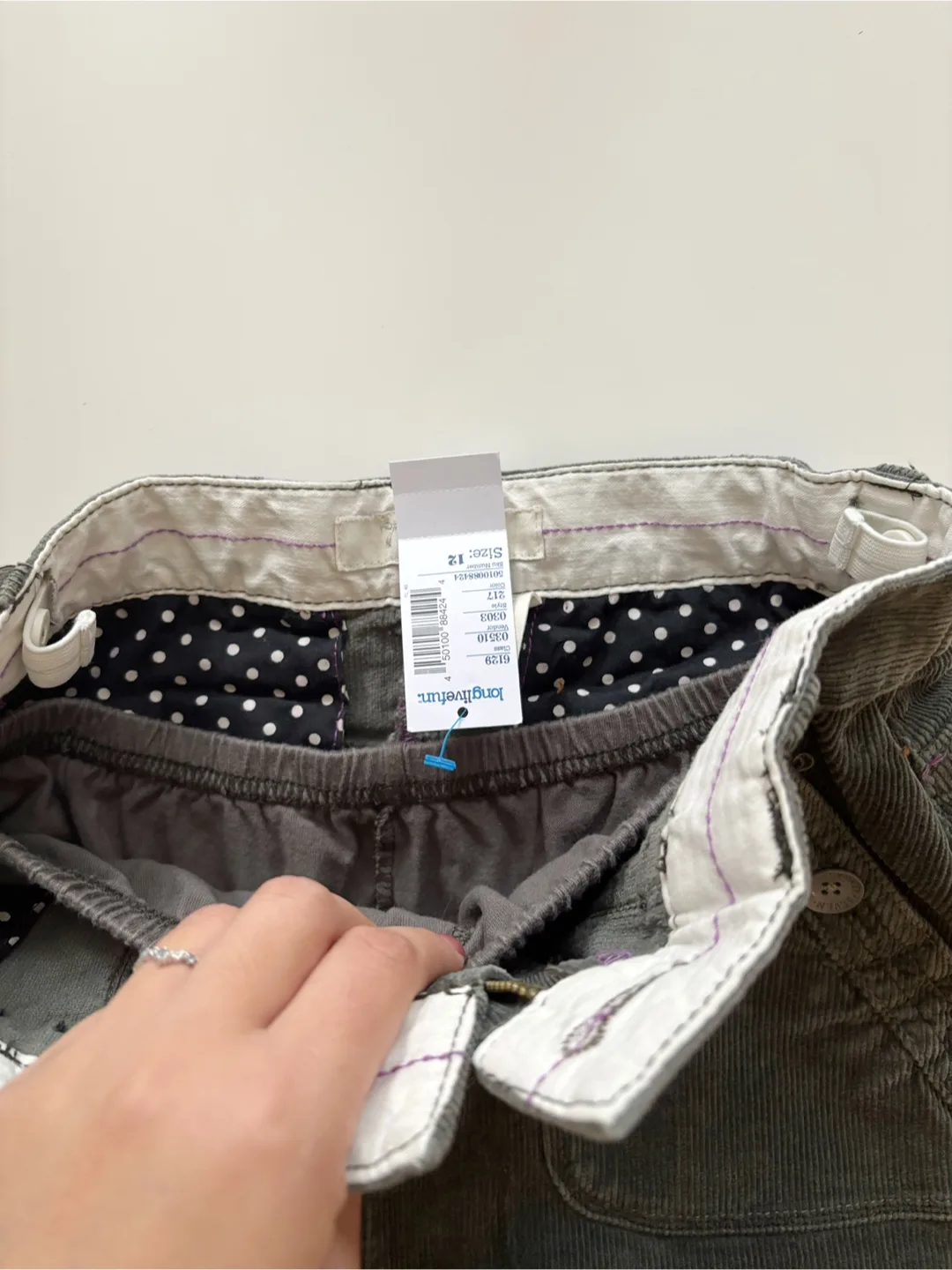 ( NEW) American Eagle Corduroy Skirt (Kids or XXS women) image indicator(3)