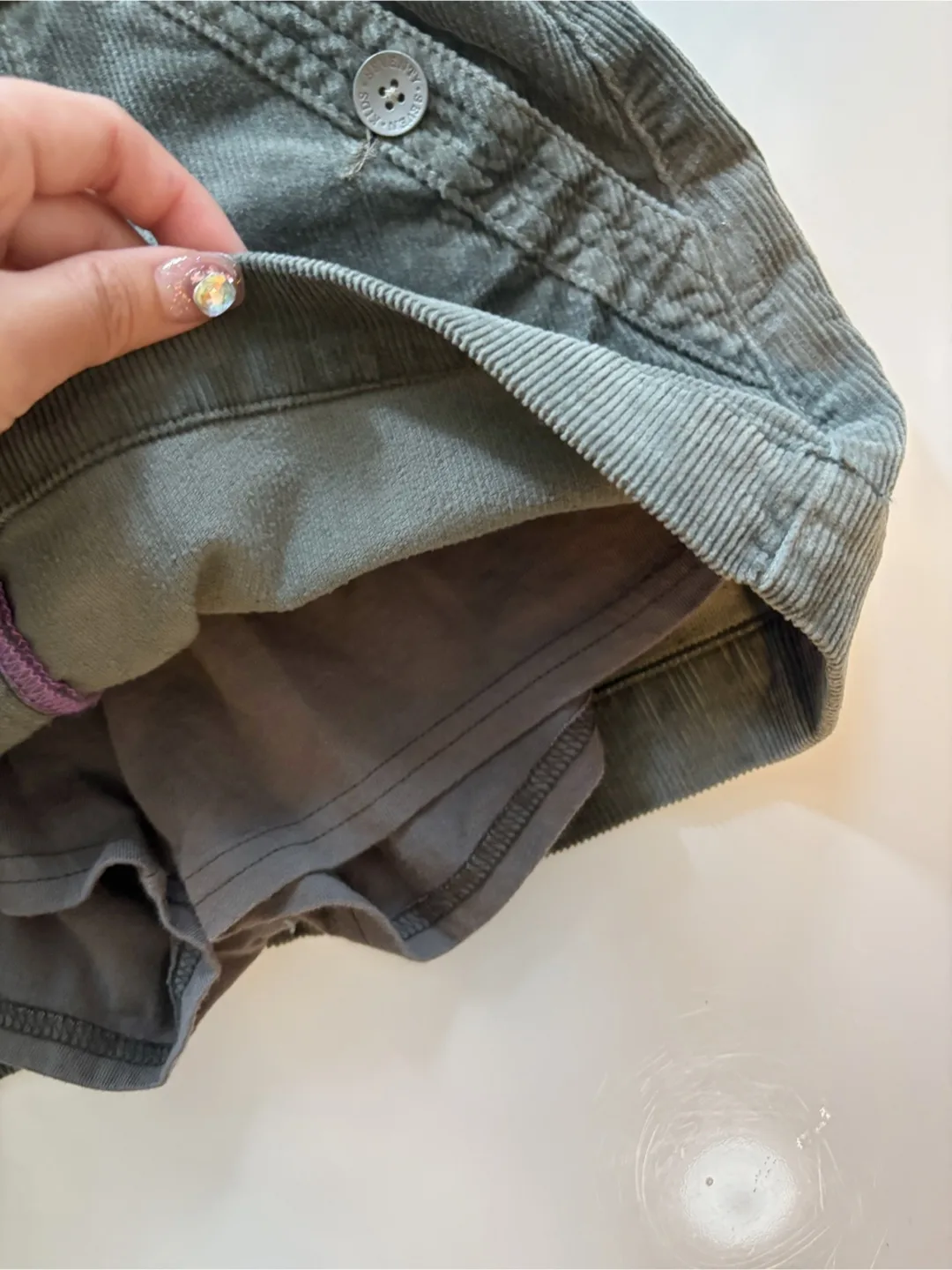 ( NEW) American Eagle Corduroy Skirt (Kids or XXS women) image indicator(4)