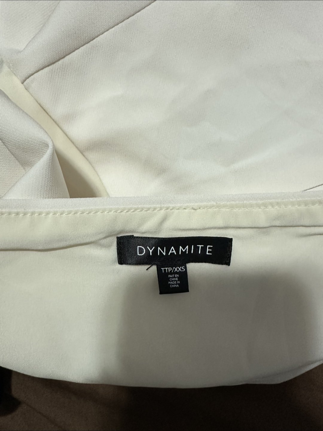 Dynamite Velvet Bow Ties Top | Size: XXS | Brand New - photo 3
