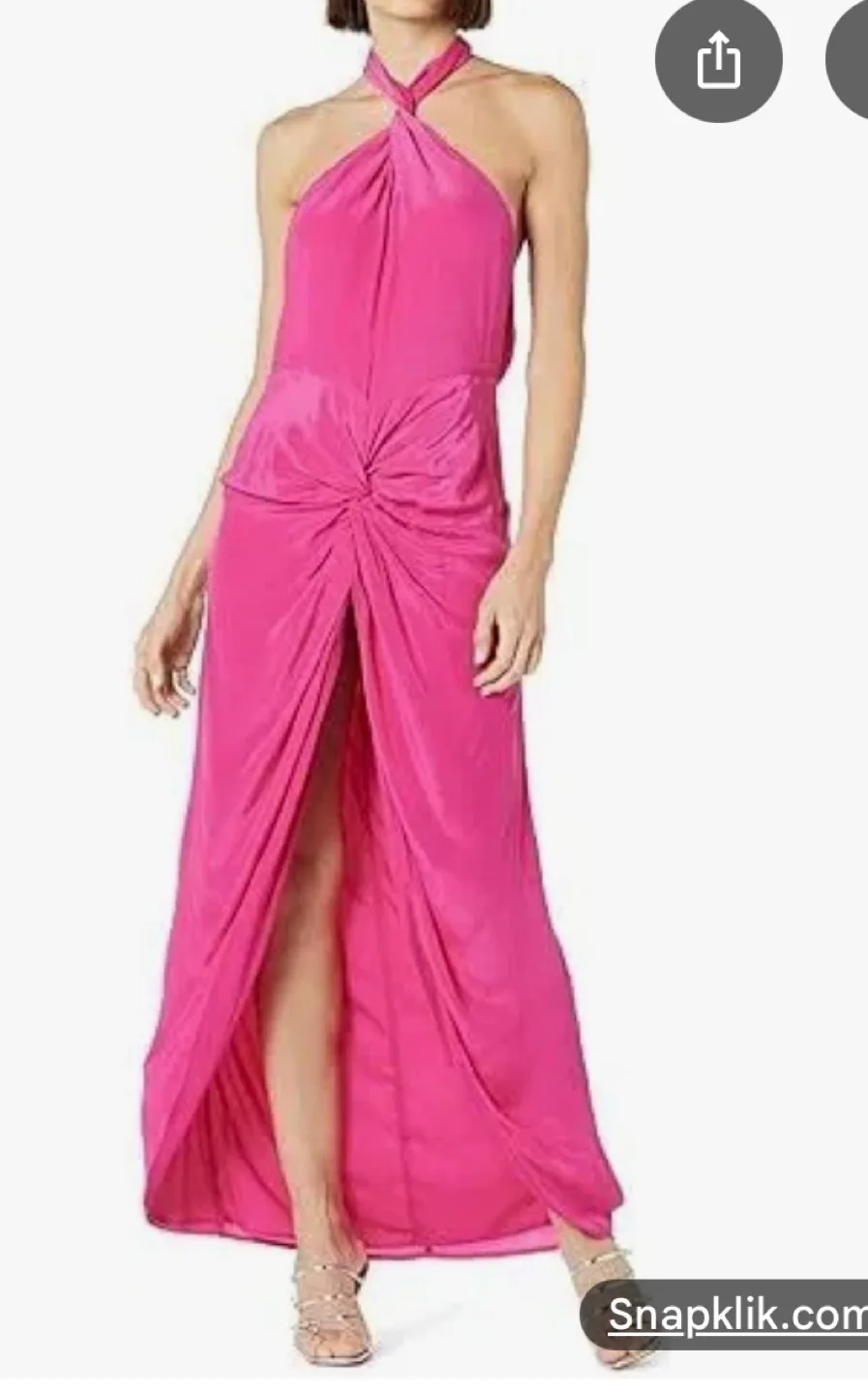 The Drop Womens Halter Twist Tie Dress- XS image indicator(4)