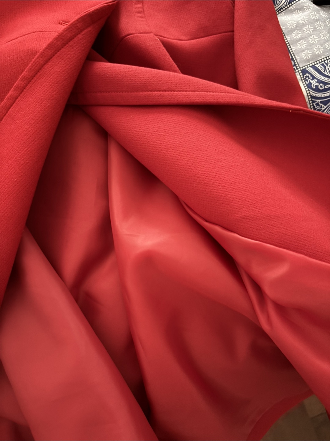 Red Button-Down Coat - photo 5