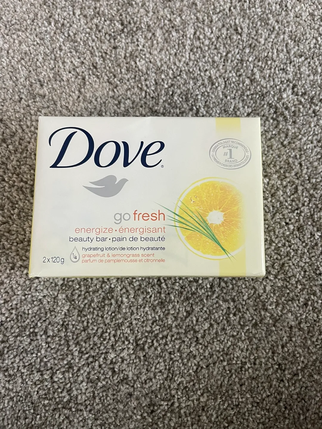 REDUCED 3 extra large  Dove Beauty Bar Soap each 2 x 120g image indicator(2)