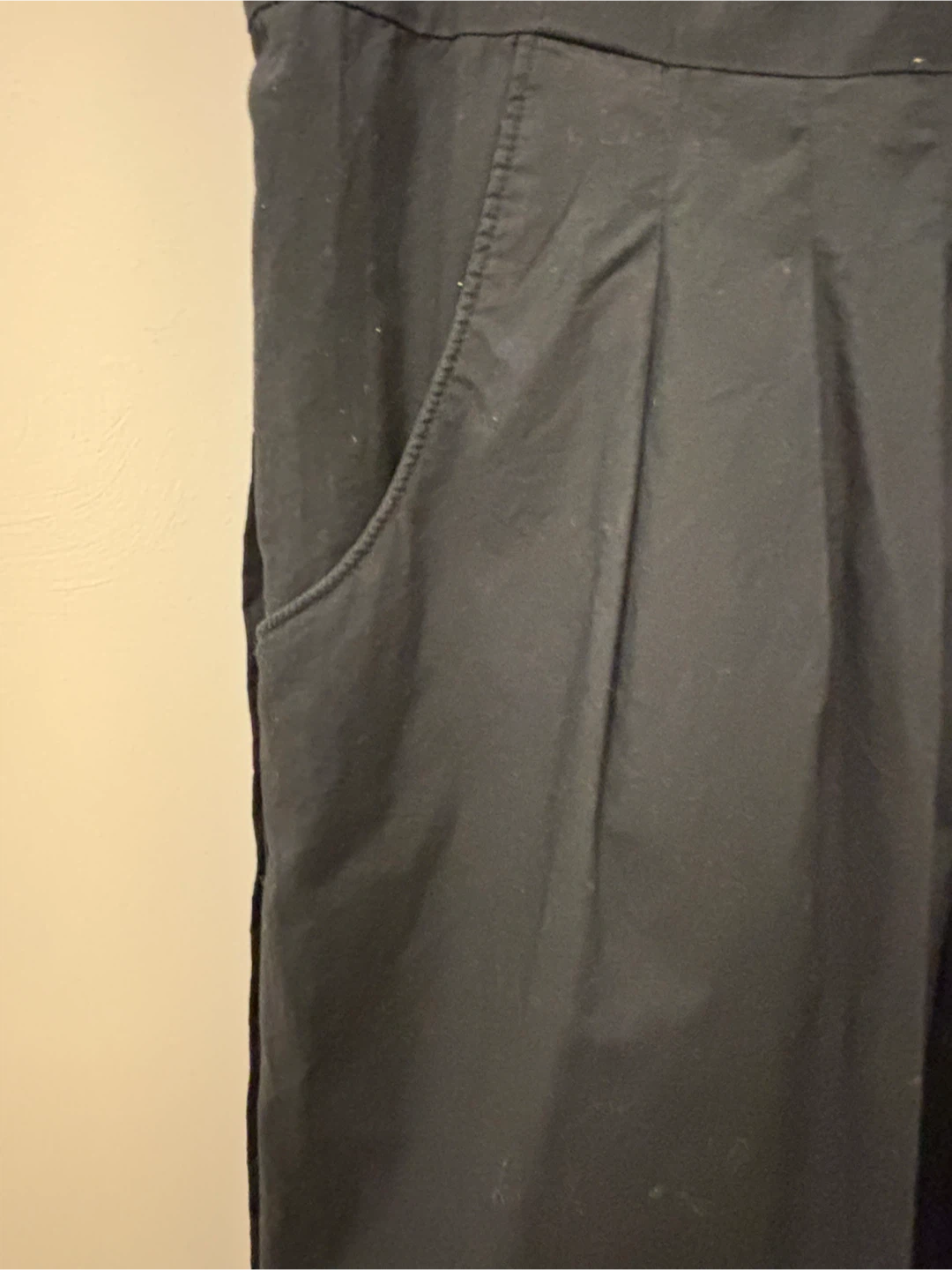 LL BEAN 100% cotton Black Dress sz8 - photo 3