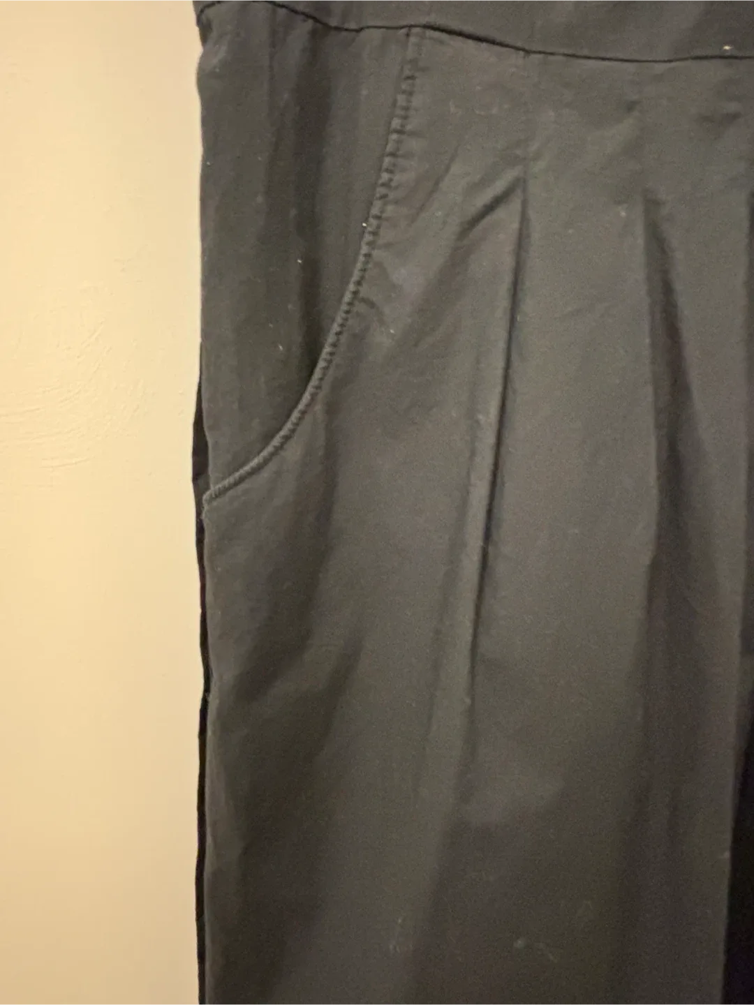 LL BEAN 100% cotton Black Dress sz8 image indicator(3)