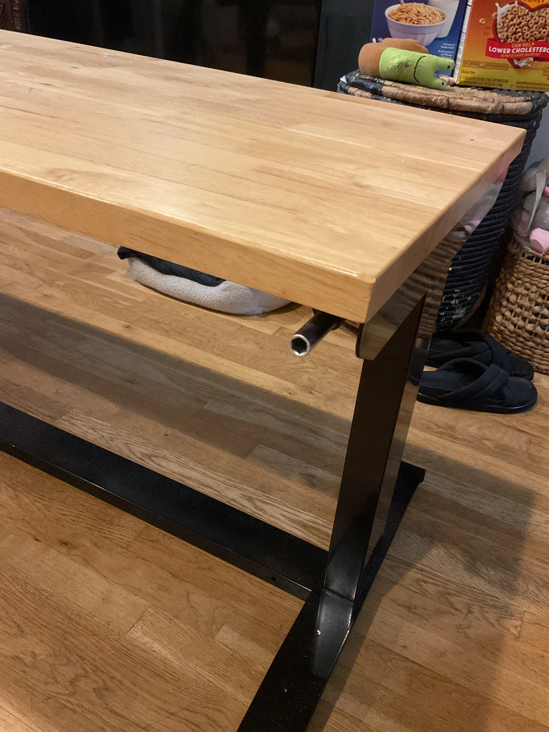 Husky Adjustable Height Black Worktable - photo 5
