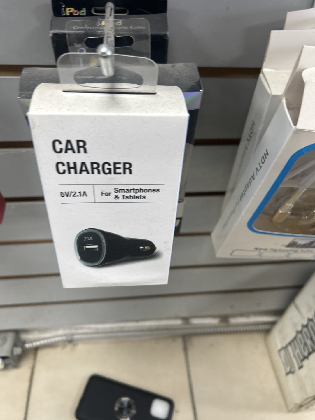 Car Charger 5V/2.1A for Smartphones & Tablets