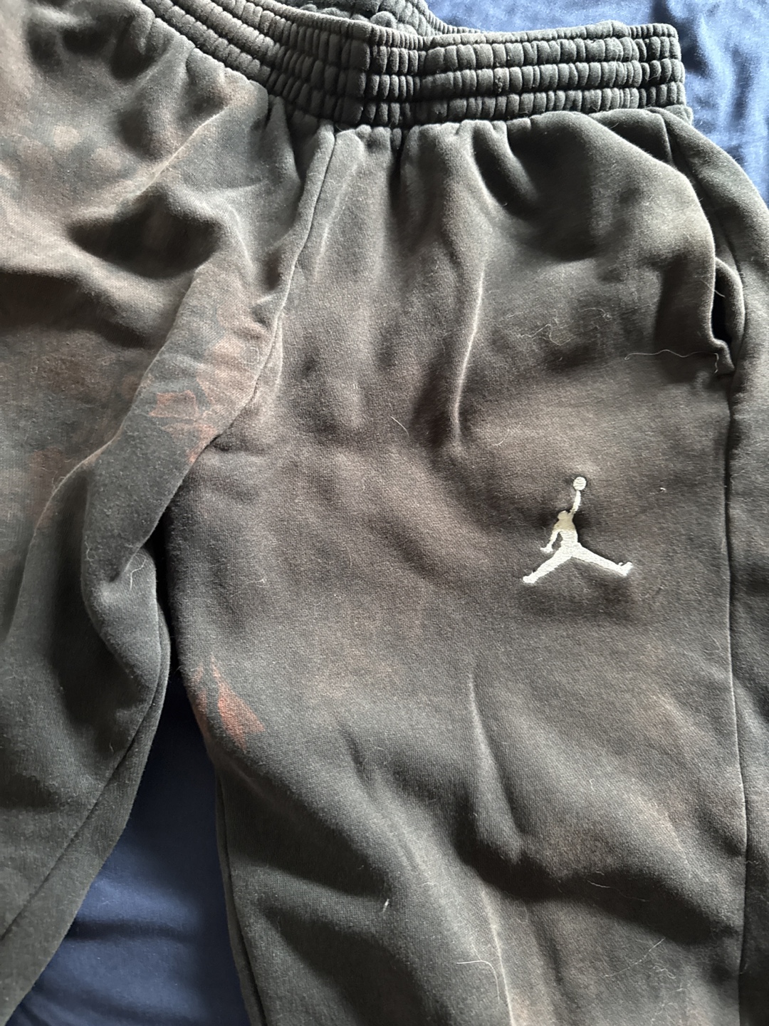Jordan Sweatpants - used, was washed with load of whites - photo 2