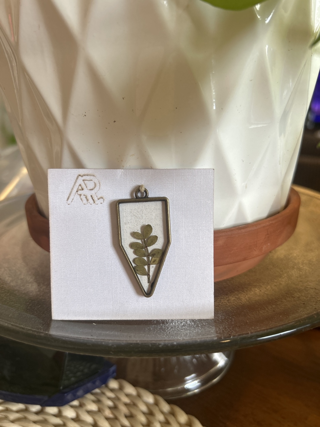 Handmade resin Flower Necklace