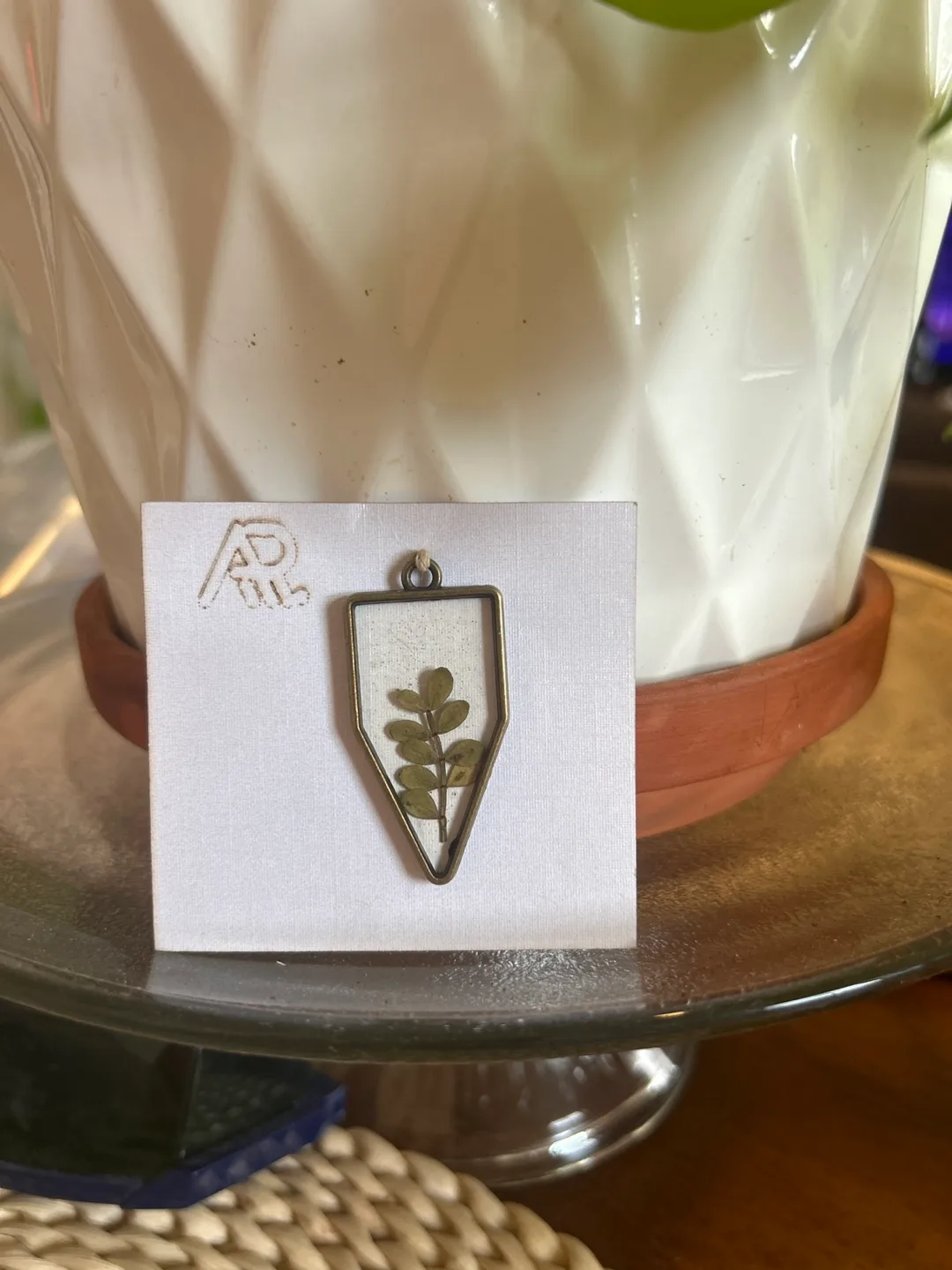 Handmade resin Flower Necklace