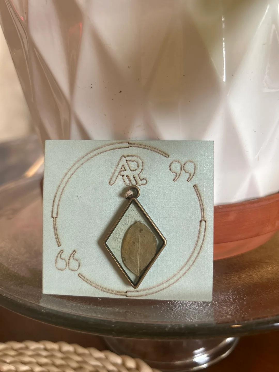 Leaf Pendant Necklace - Unique Design