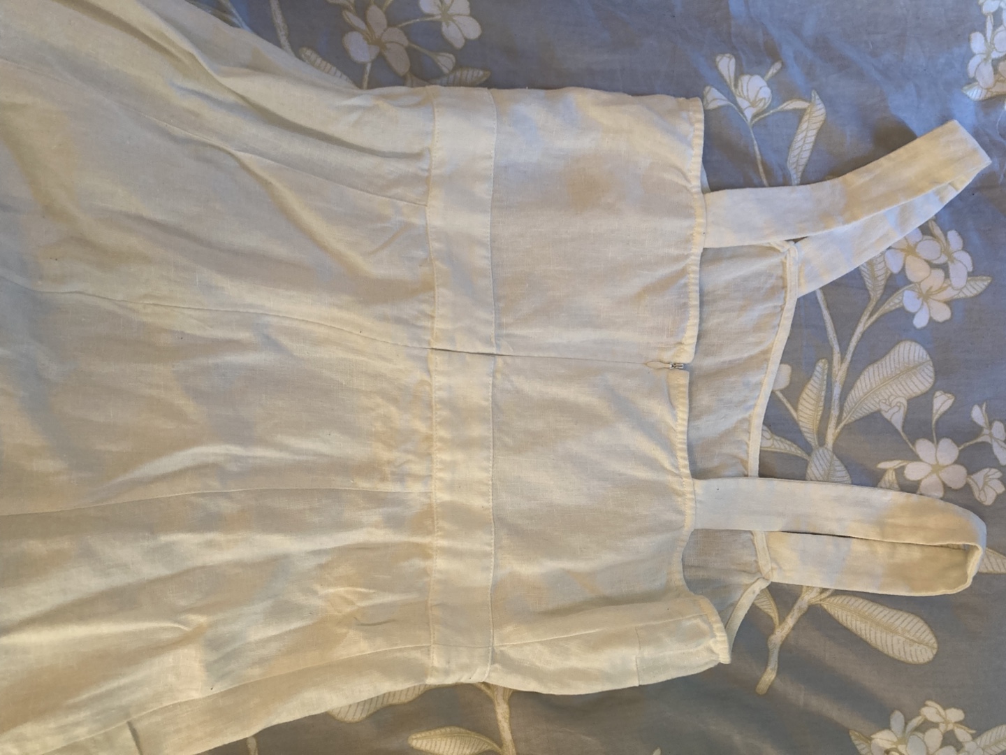 Vince Camuto White Linen Dress - Size M - photo 4