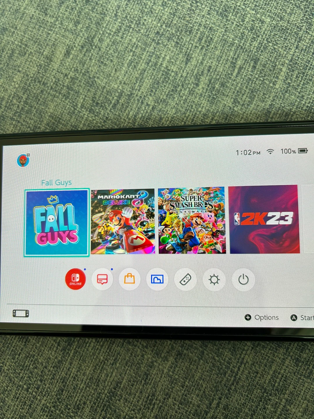 Nintendo Switch OLED Console with 3 Games - photo 2