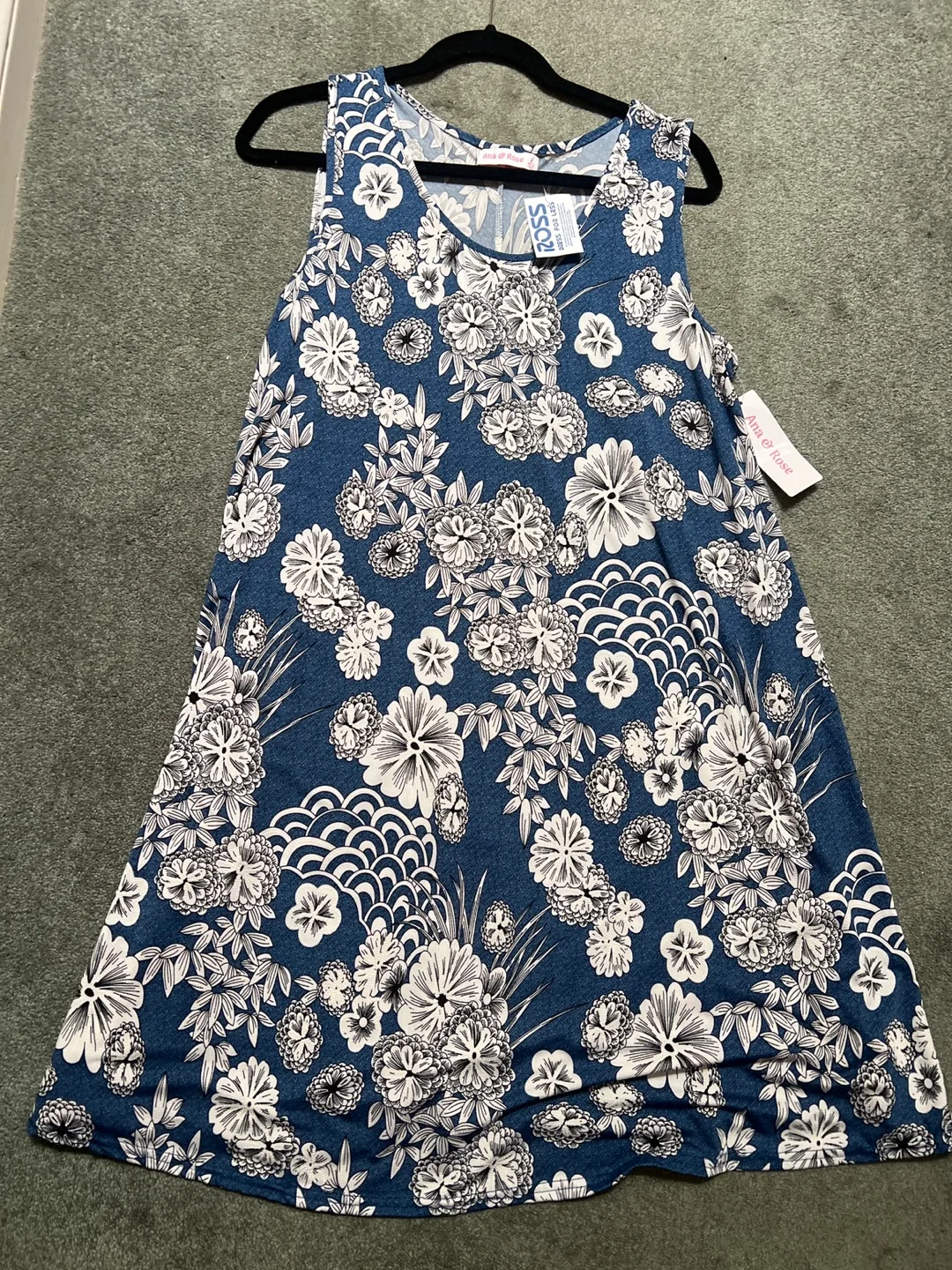 Ana & Rose Floral Sleeveless Dress thumbnail
