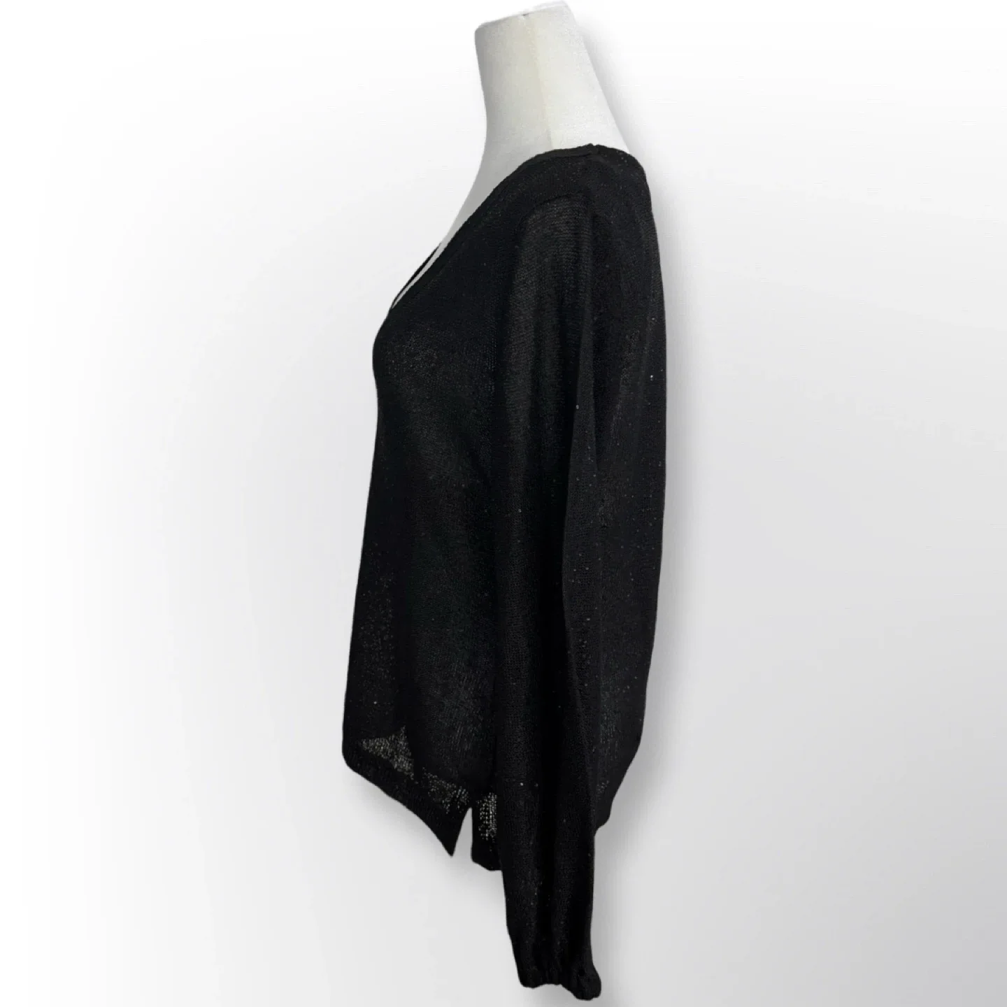 New With Tags! Donna Karan Deep-V Sweater | Size M image indicator(5)