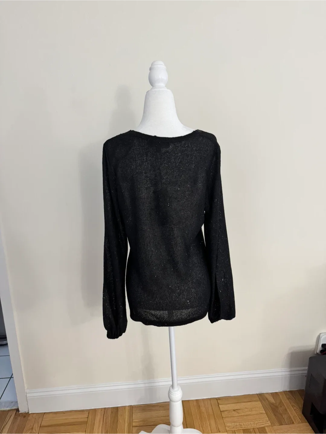 New With Tags! Donna Karan Deep-V Sweater | Size M image indicator(10)