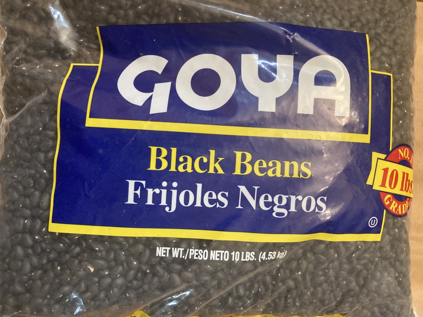 Goya Black Beans 10 lbs