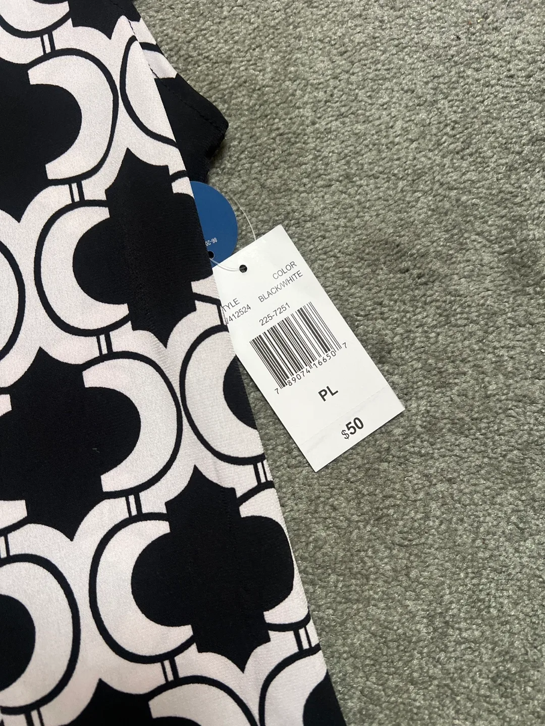 RN Studio Black/White Dress - Size PL image indicator(3)