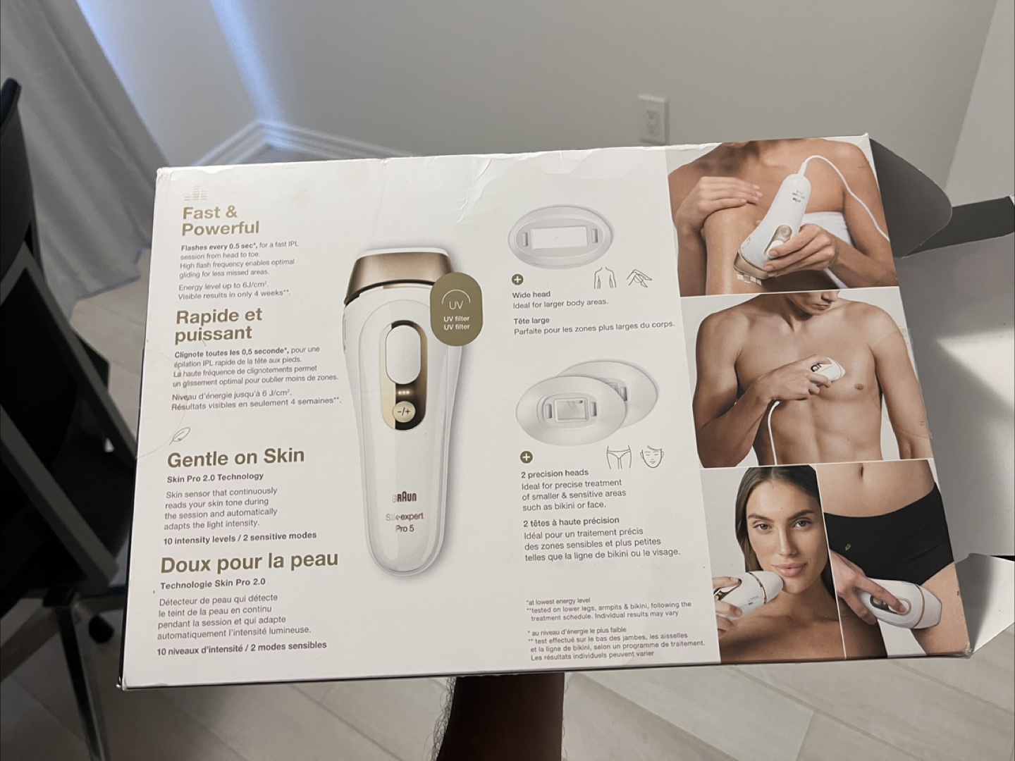 Braun Laser Hair Removal System - new