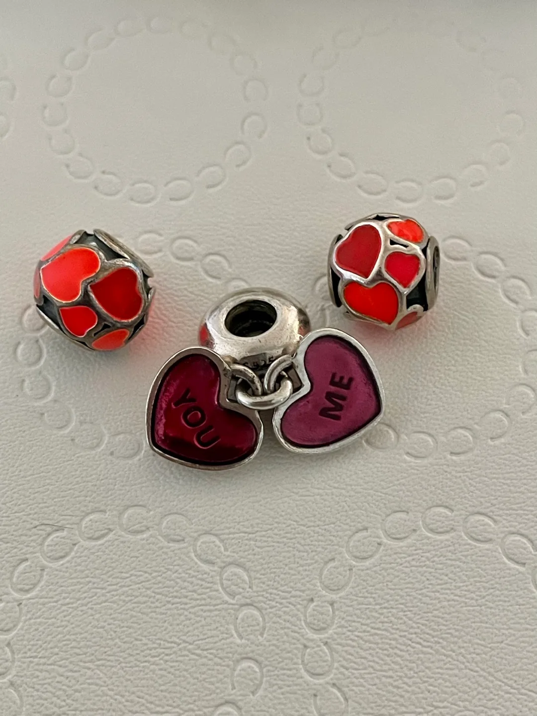 Pandora Heart Charms - $35 EACH thumbnail