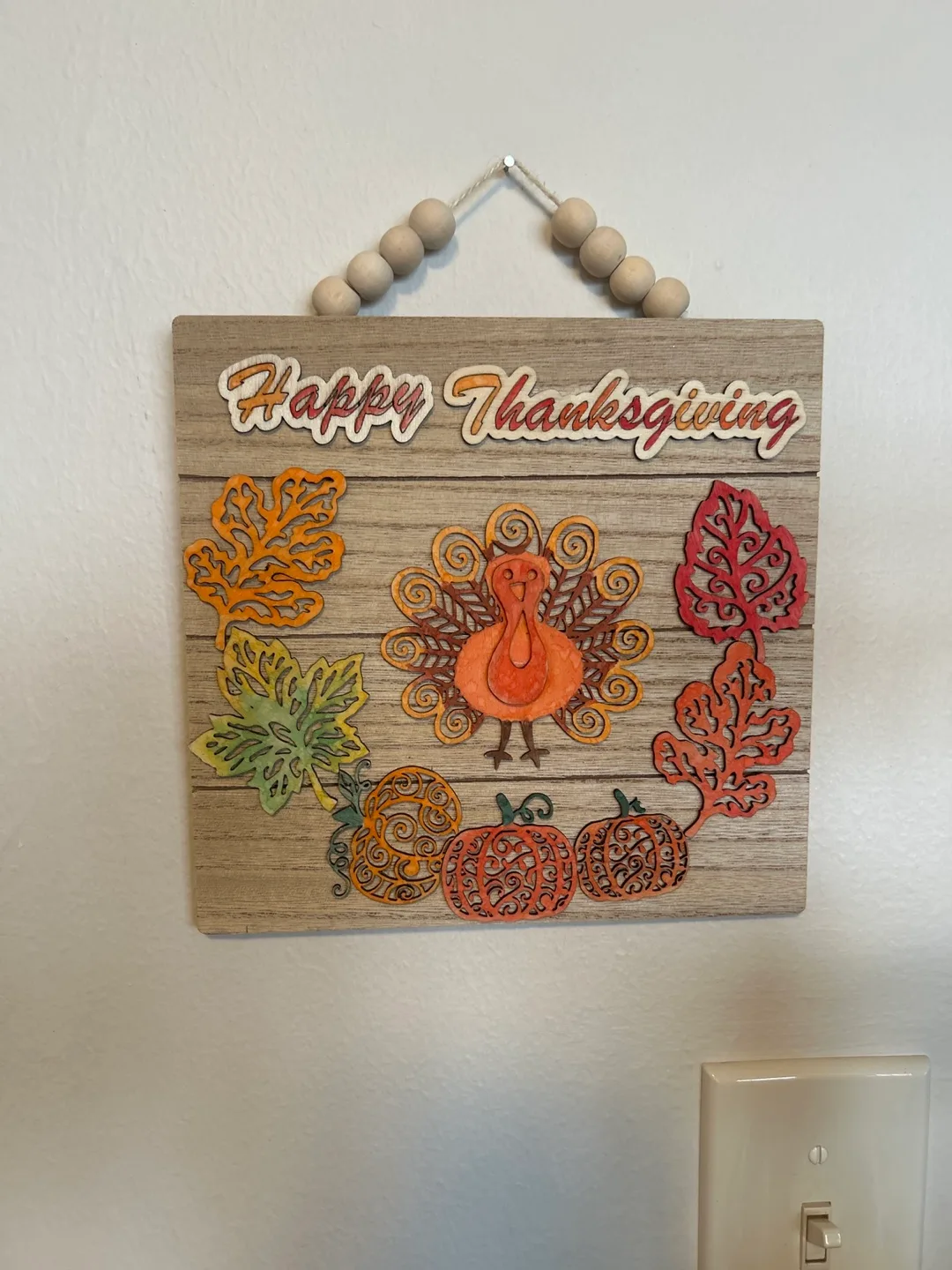 Happy Thanksgiving Wall Decor