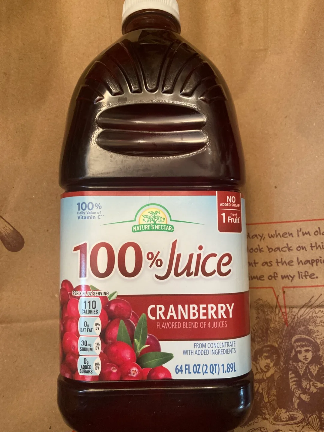 Nature's Nectar Cranberry Juice - 64 fl oz thumbnail