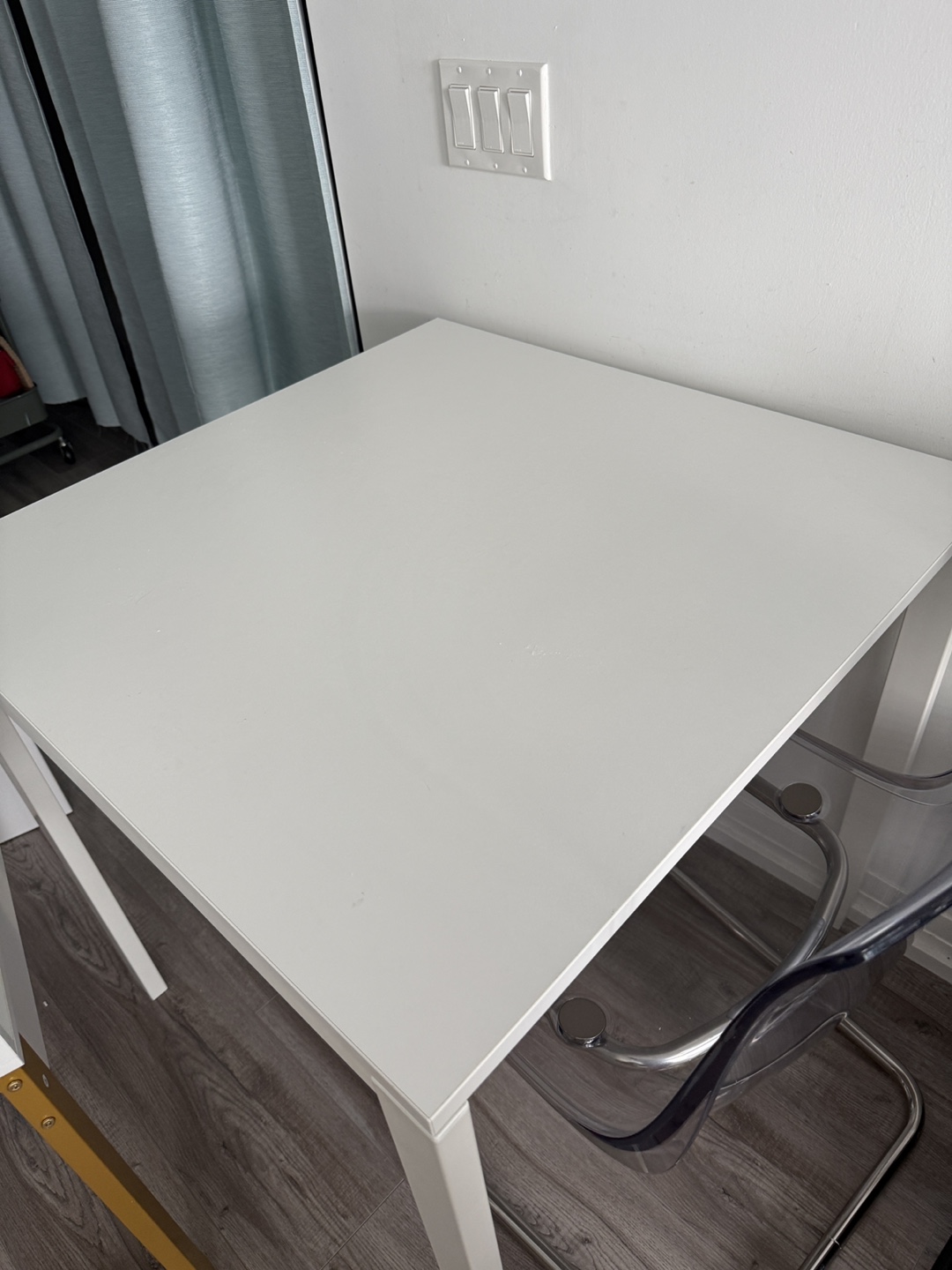 IKEA White Dining Table - 29x29" - photo 3