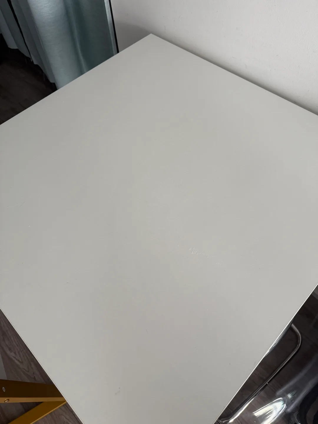 IKEA White Dining Table - 29x29" image indicator(4)