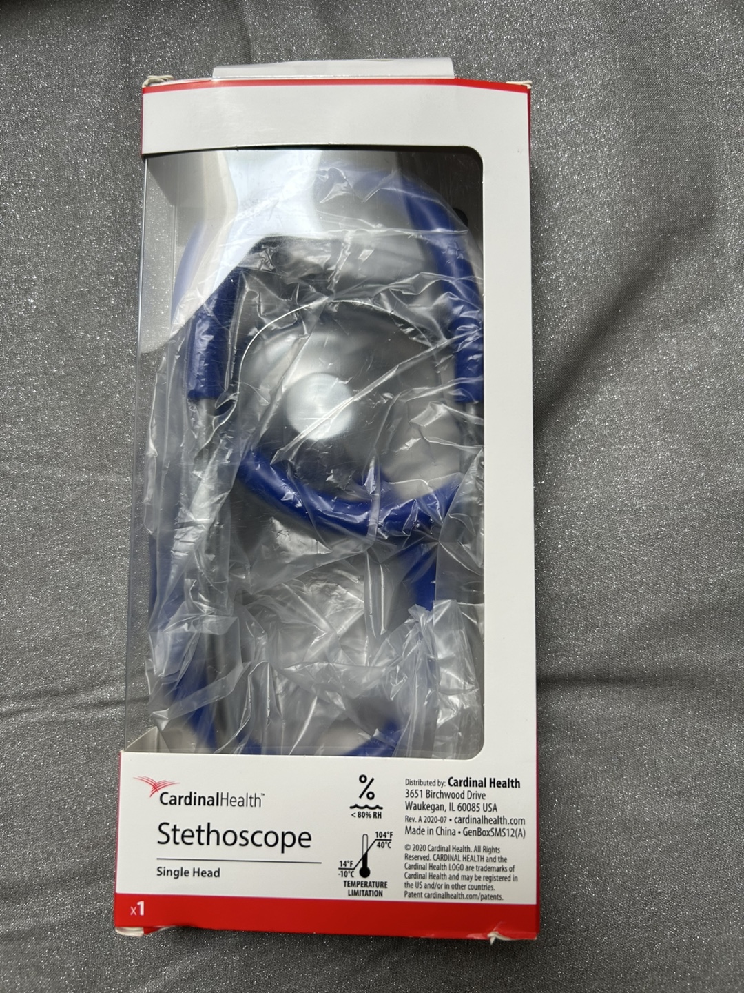 Cardinal Health Single Head Stethoscope - New in Box - photo 2