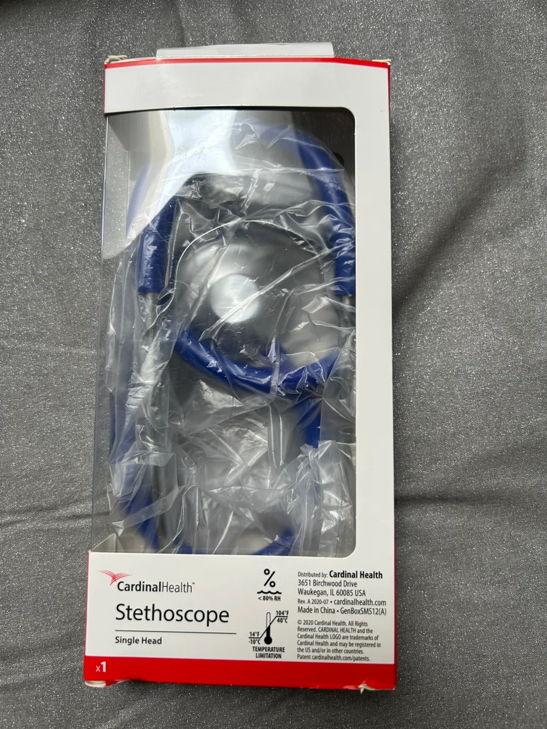 Cardinal Health Single Head Stethoscope - New in Box image indicator(2)