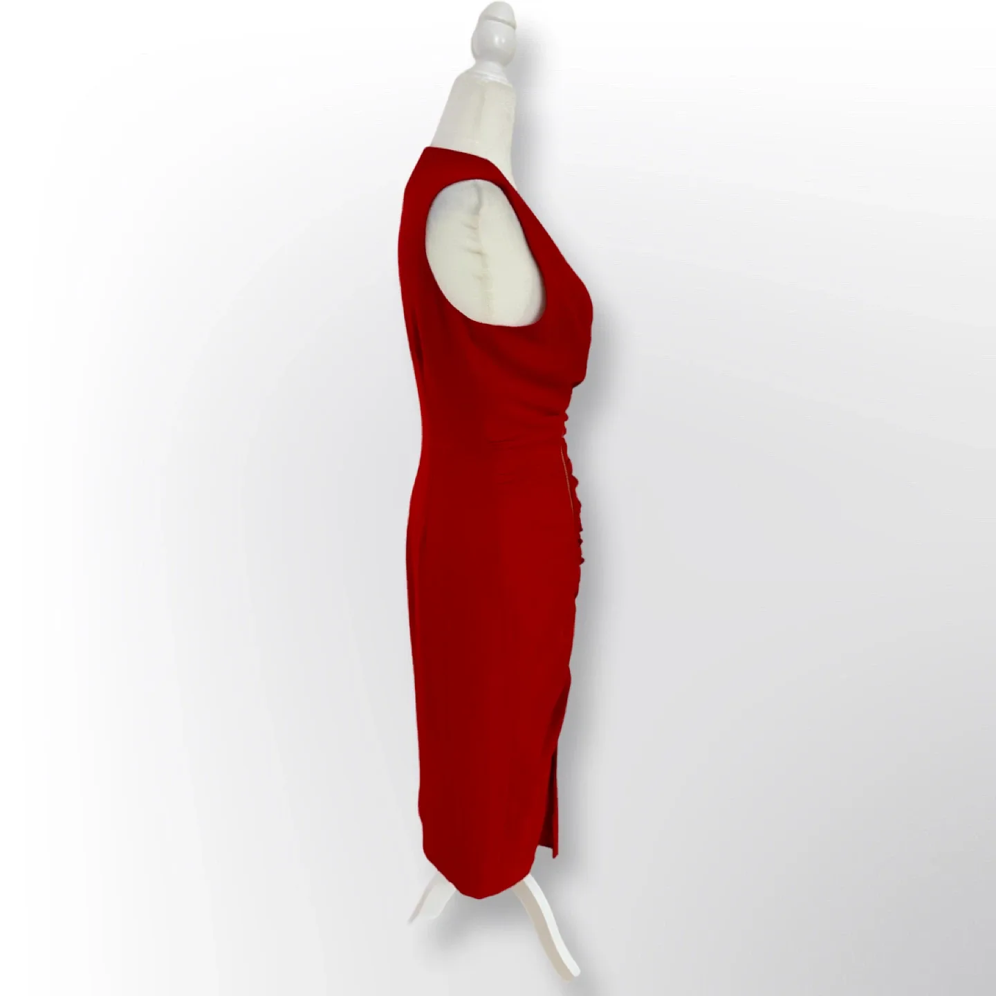 New With Tags! Exposed Zipper Midi Sheath Dress | Size M image indicator(6)