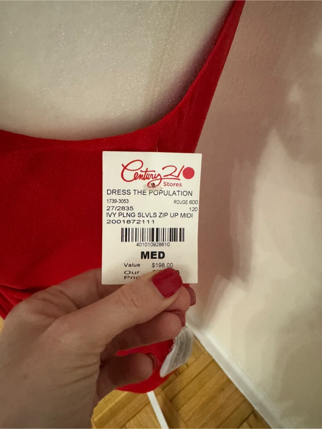 New With Tags! Exposed Zipper Midi Sheath Dress | Size M image indicator(9)