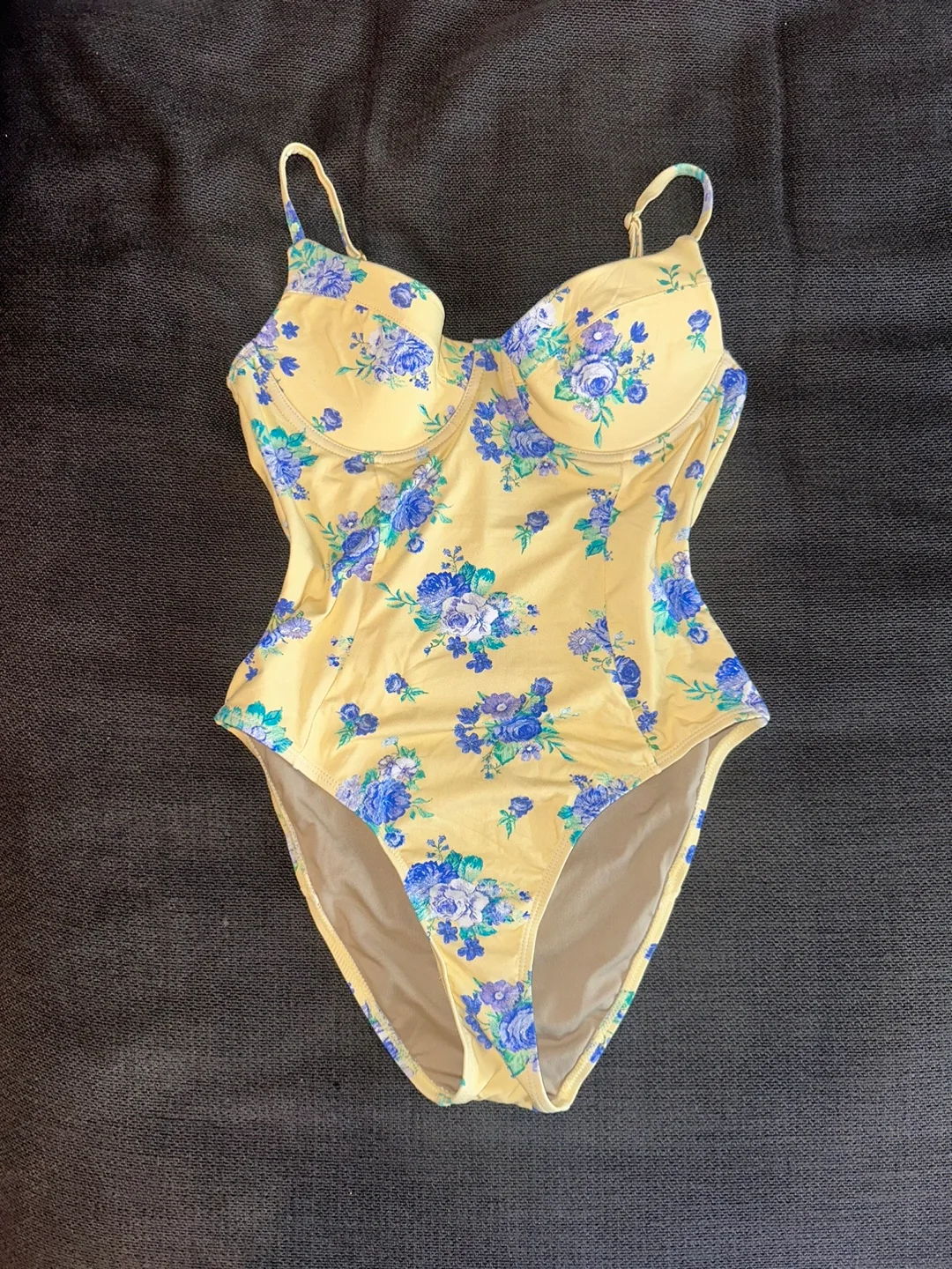 New Floral One Piece - Size M thumbnail
