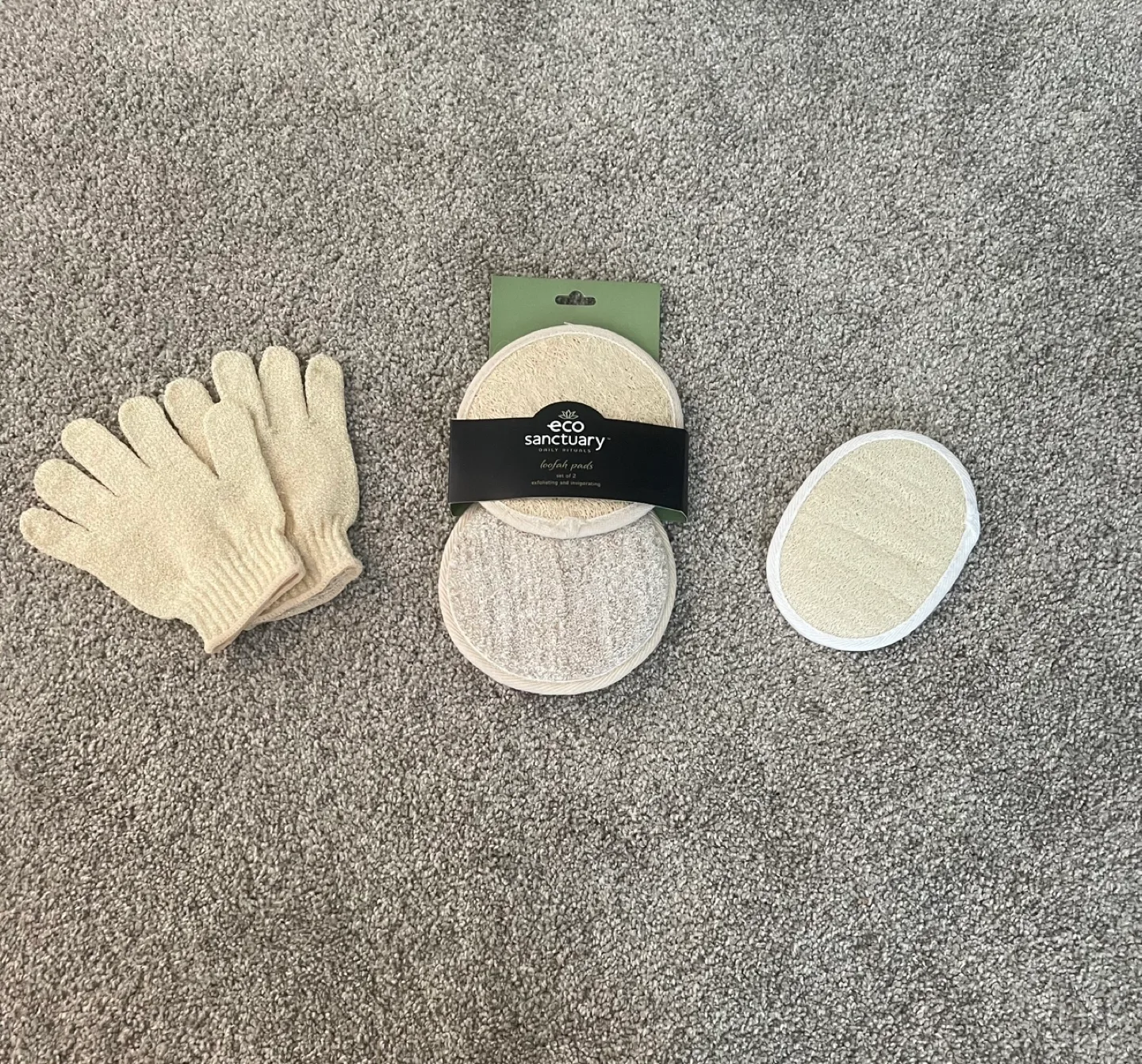 ON SALE - 9.00 - Eco Sanctuary Loofah Pads & Exfoliating Gloves thumbnail