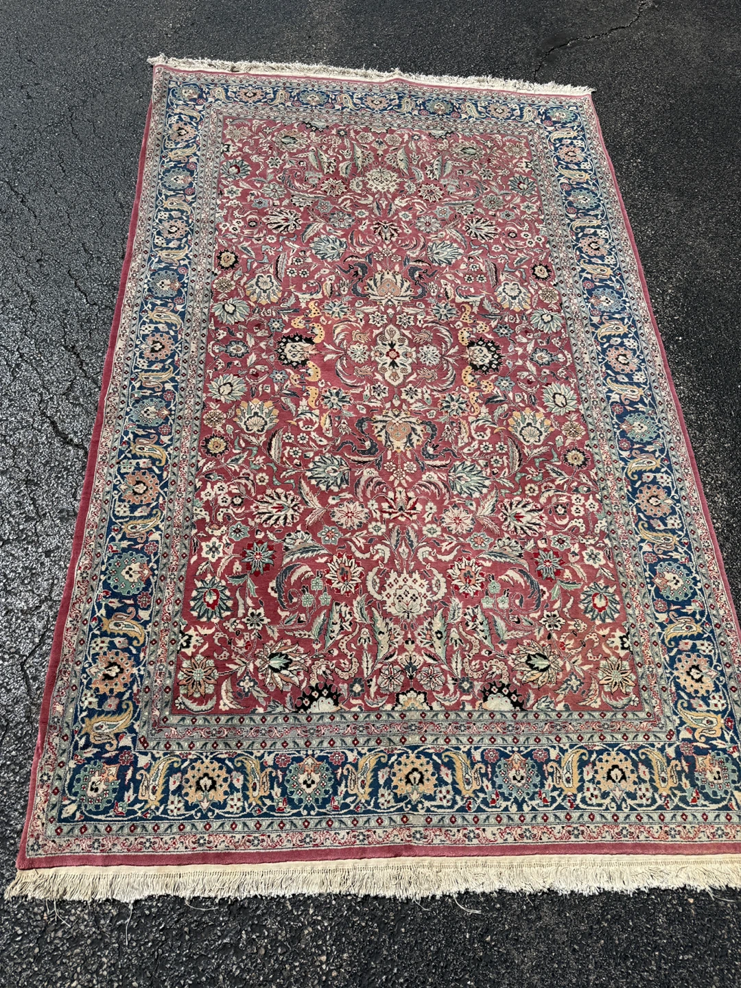 Vintage Floral Rug - 8ft x 5ft