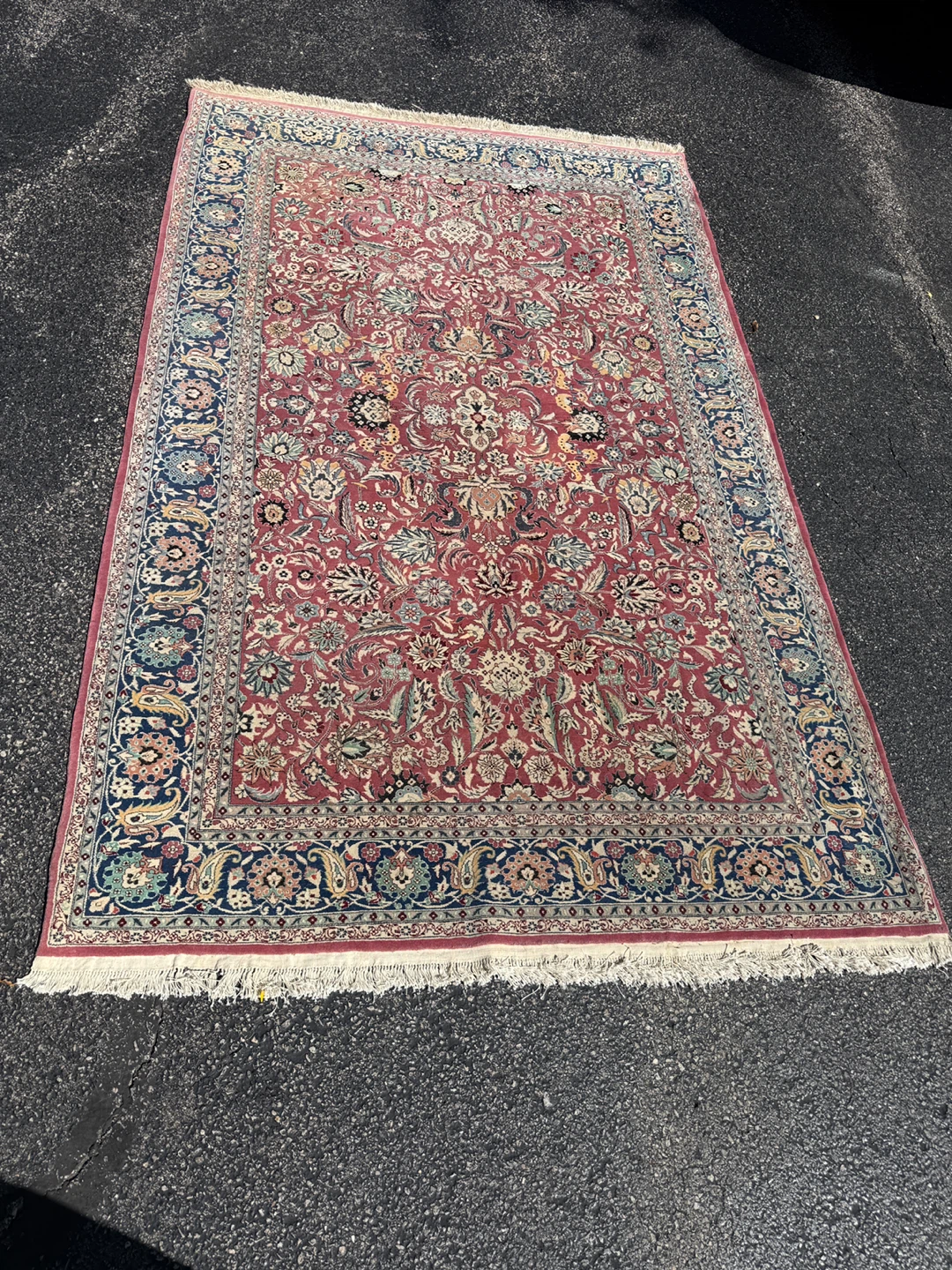 Vintage Floral Rug - 8ft x 5ft - photo 3