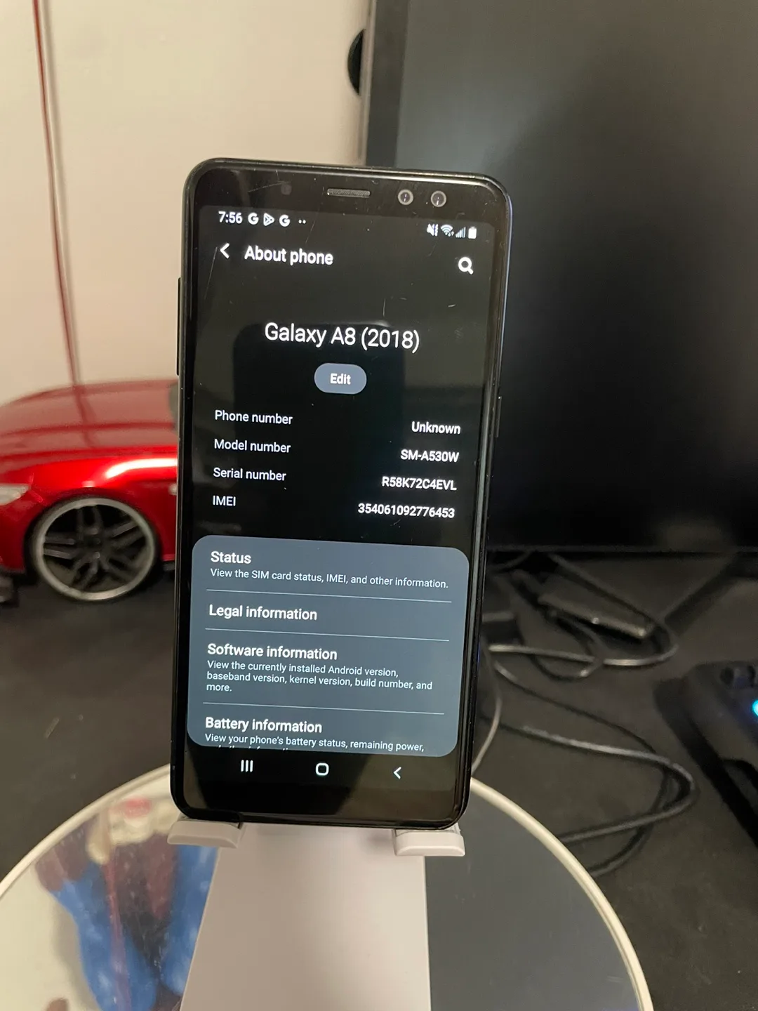 Samsung Galaxy A8 (2018) - Black image indicator(3)