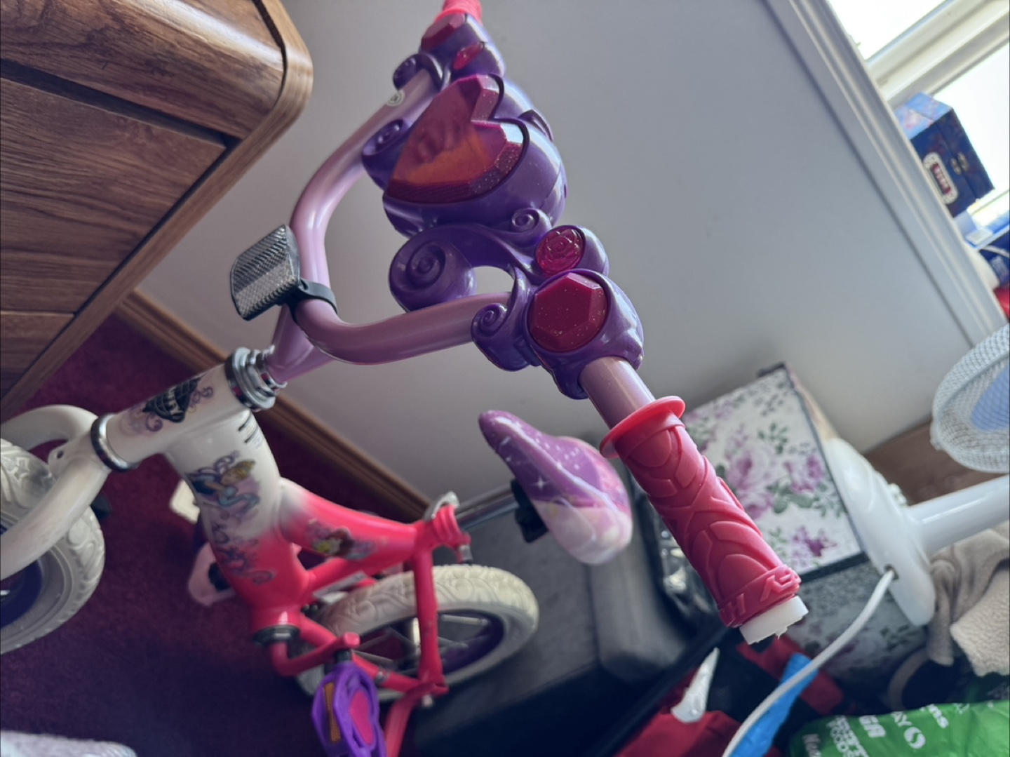 Disney Princess 12 inch Kids Bike - Pink & Purple - photo 2