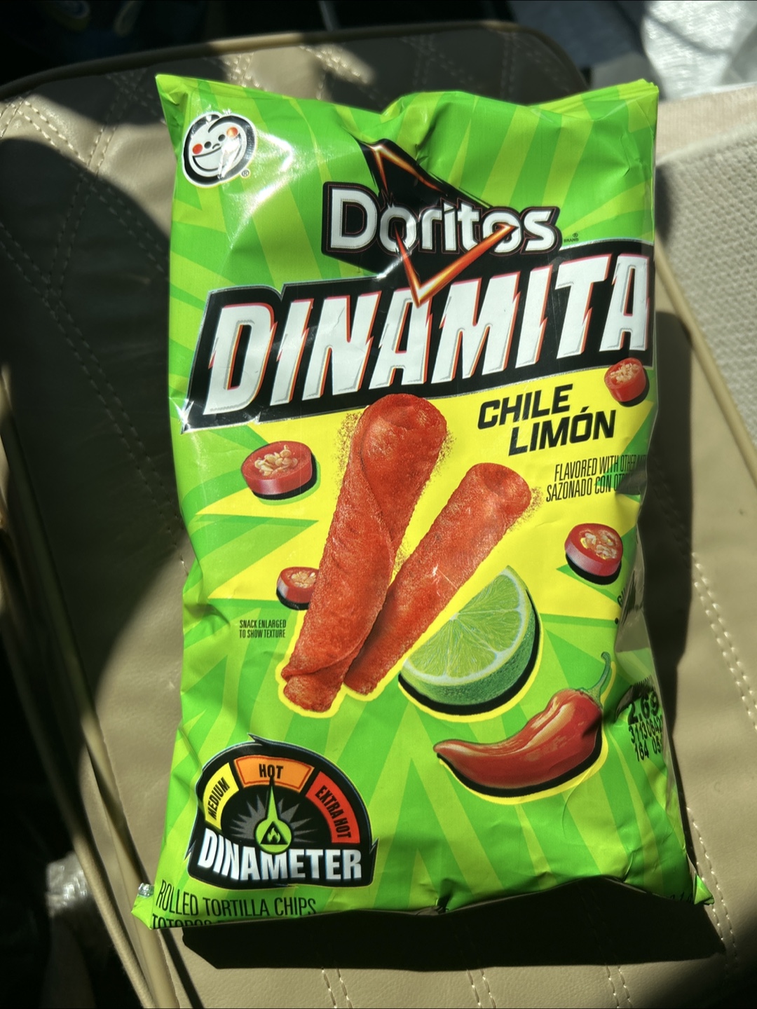 Doritos Dinamita Chile Limón Rolled Tortilla Chips