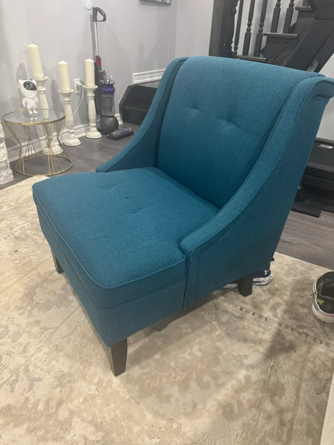 Accent Chair - Teal ( 2 chairs) thumbnail