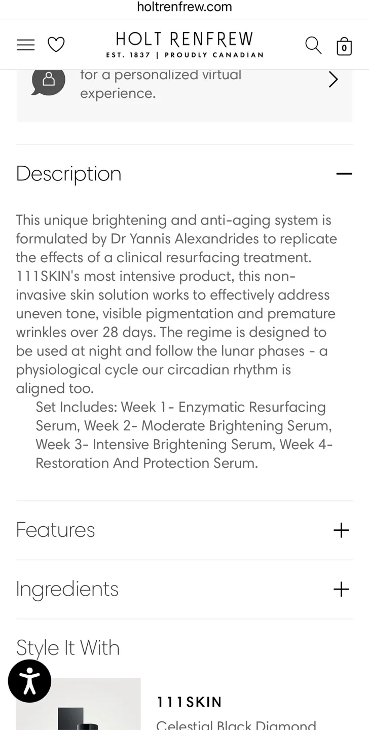 111SKIN Lunar28 Brightening and Anti Aging System image indicator(2)