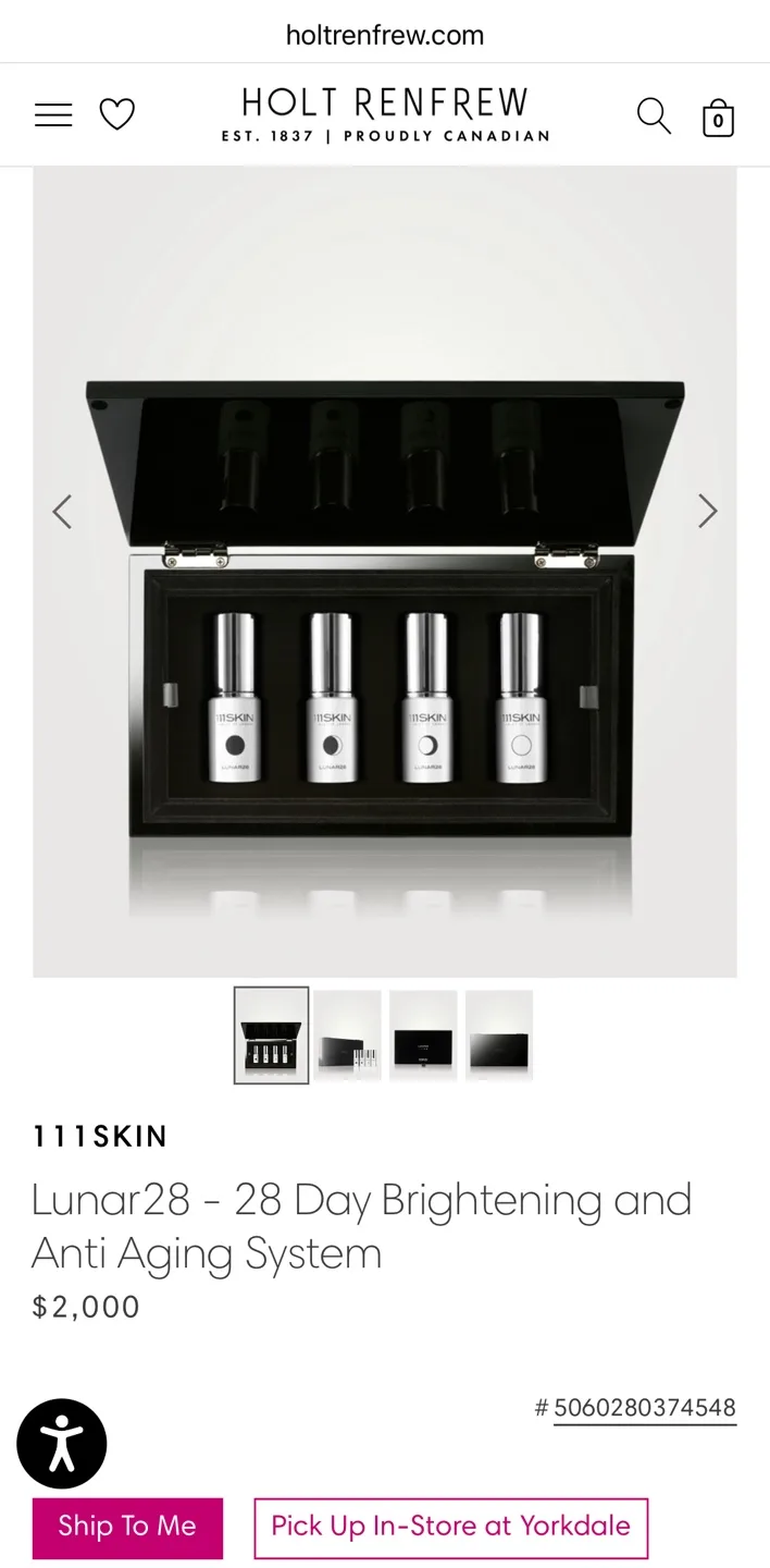 111SKIN Lunar28 Brightening and Anti Aging System thumbnail