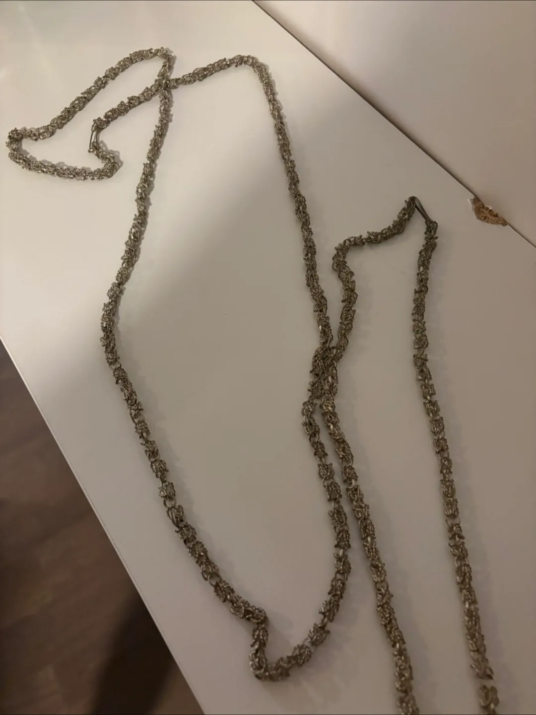 Silver Tone Chain Necklaces thumbnail