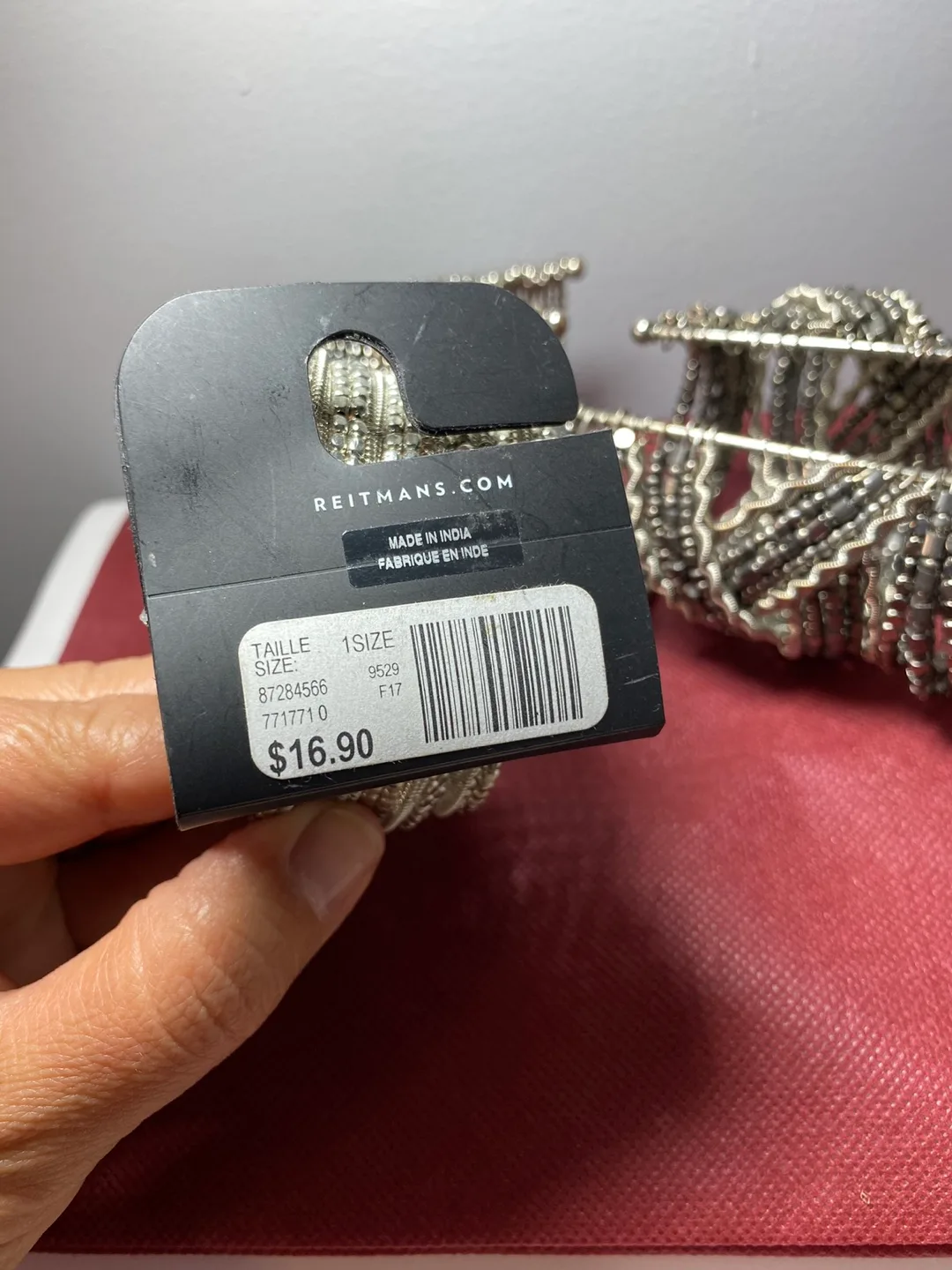 Set of 3 Silver Toned Bracelets image indicator(6)