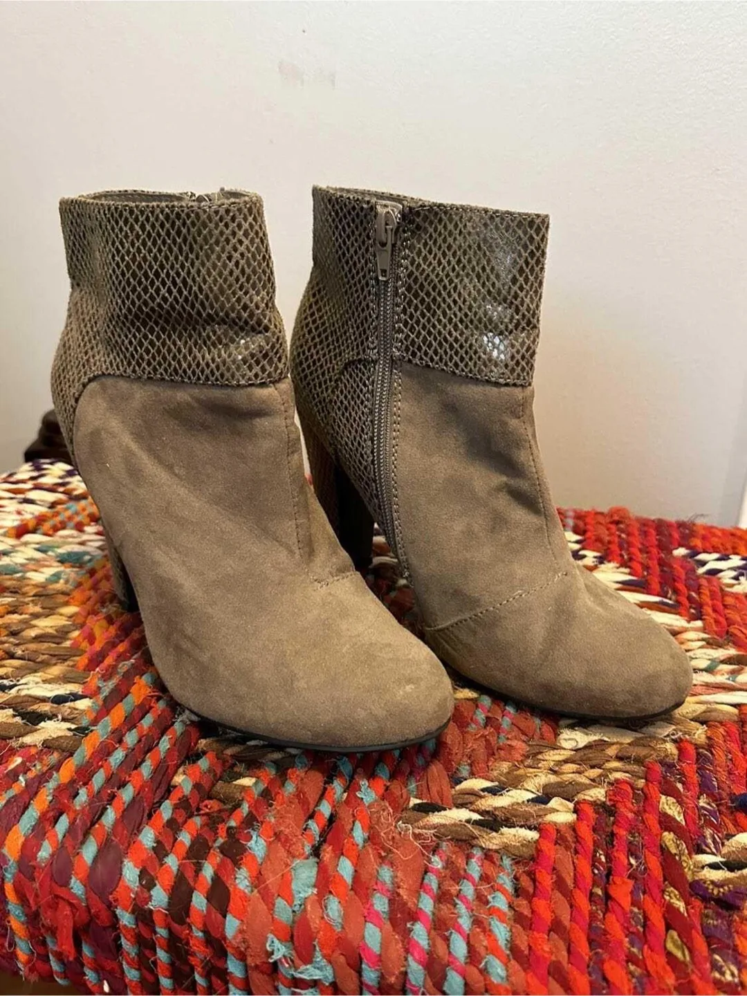 NY Collection Ankle Boots - Size 8 thumbnail