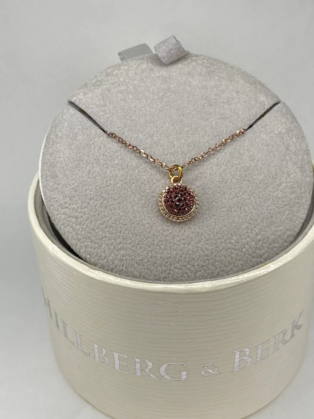Hillberg & Berk Sparkle Ball Pendant Necklace thumbnail