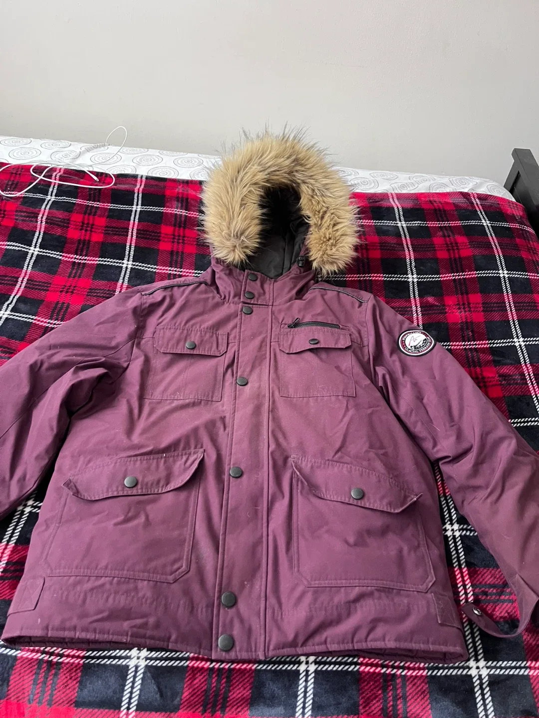 Men’s Purple Arctic North Parka thumbnail