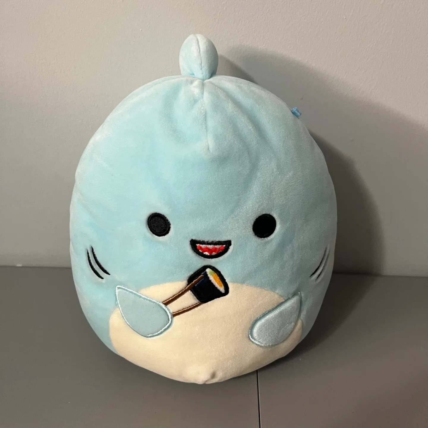 Squishmallow 8" Sharon The Shark Holding Sushi
