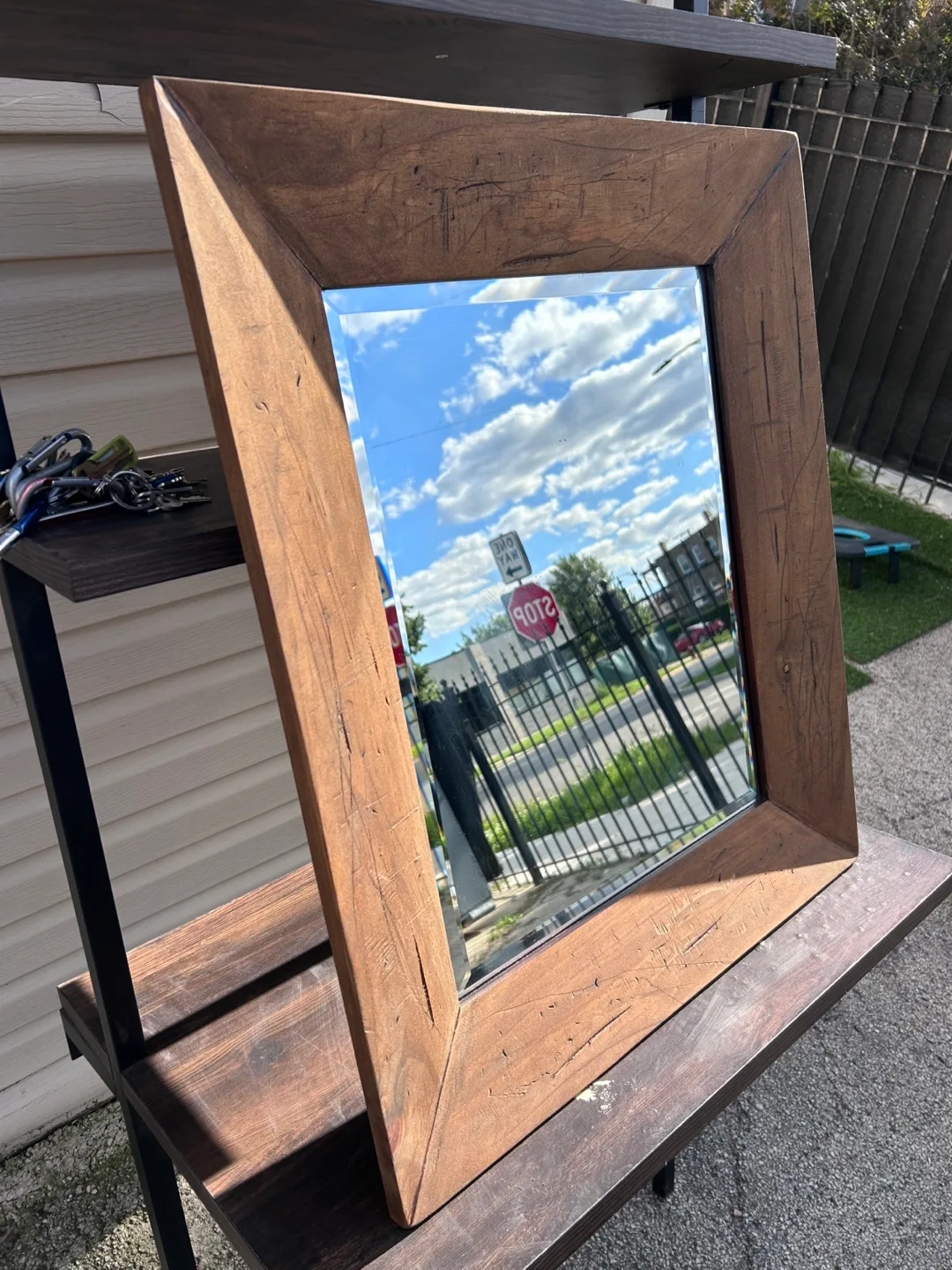 Wood Framed Mirror thumbnail