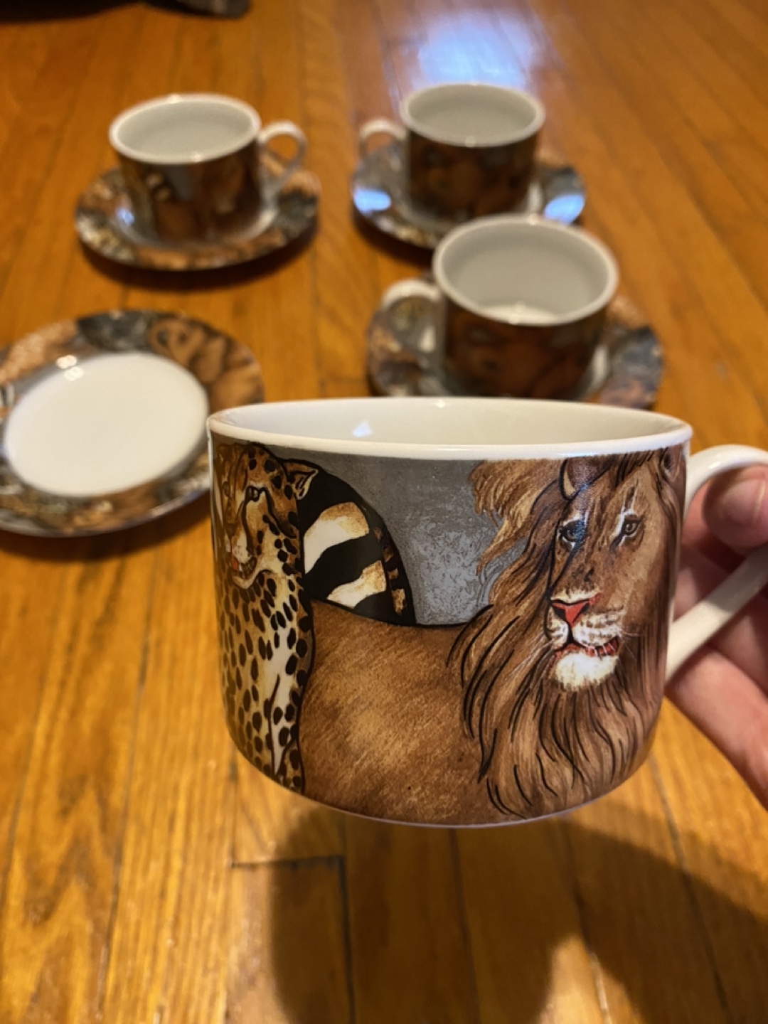 Sakura La Menagerie Cup and Saucer Set - photo 4