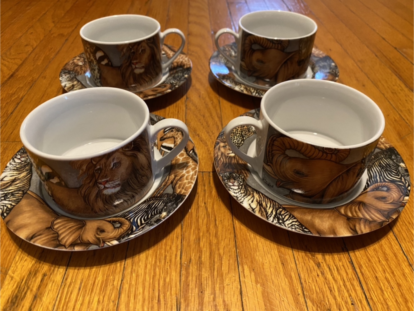 Sakura La Menagerie Cup and Saucer Set